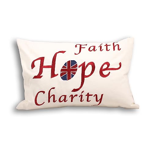 Paoletti Faith Feather Cushion, Cream, 35 x 50cm