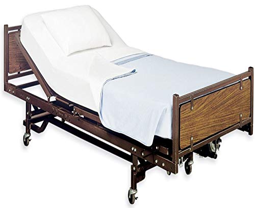 "4 Pack - Fitted Hospital Bed Sheets, Soft Knitted Jersey Knit Sheet, 36""x84""x16"""