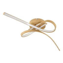 Eglo LED Ceiling lamp Wood Effect Selvina 2
