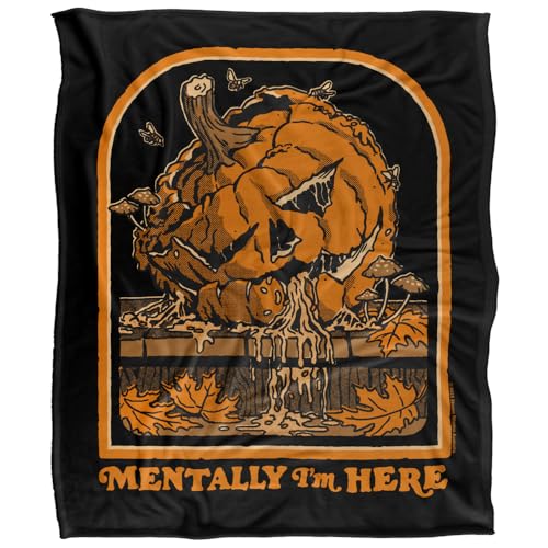 Steven Rhodes Mentally I'M Here Silky Touch Super Soft Throw Blanket 152 X 127 Cm