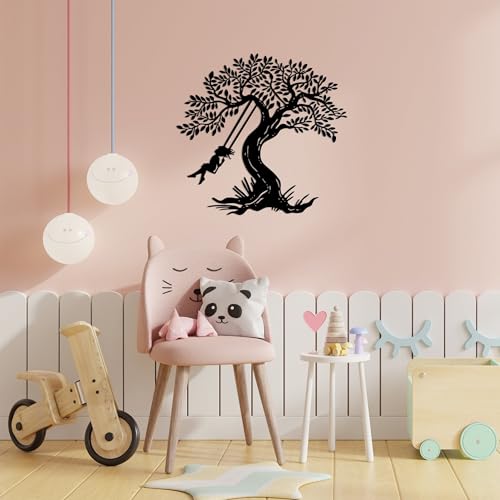 Stylish Black Decorative Metal Wall Accessory, 70 x 73 cm, 100% Metal, 1.5 mm Thickness, Perfect for Modern Home Decor & Unique Wall Art