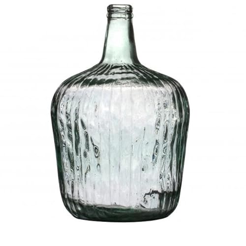 NATURAL LIVING Dame Jeanne Sahara Vase 10 L Recycled Glass Diameter 26 cm x Height 39 cm