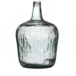 NATURAL LIVING Dame Jeanne Sahara Vase 10 L Recycled Glass Diameter 26 cm x Height 39 cm