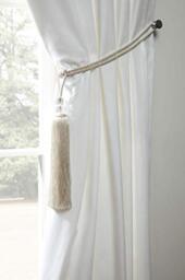 Emma Barclay Orla Tieback in Cream - 60cm total length