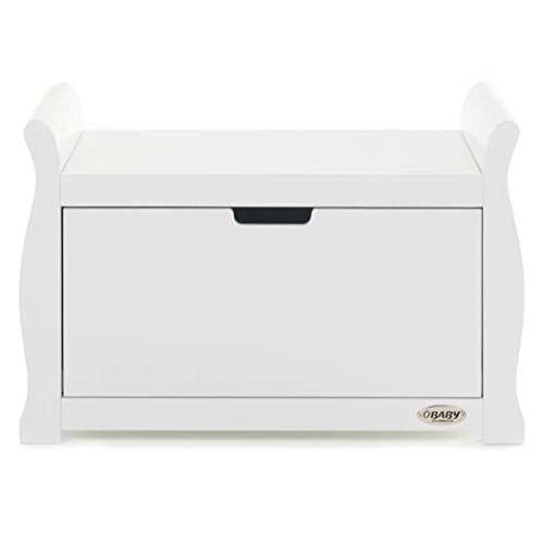 Obaby Stamford Sleigh Toy Box - White