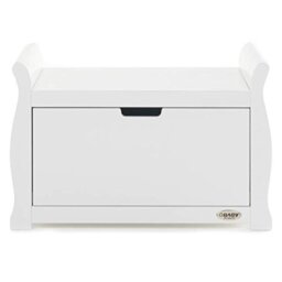 Obaby Stamford Sleigh Toy Box - White