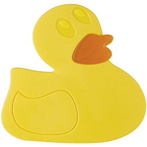 Spirella Shower Mat Bath Mat Non-Slip Pads Duck - Pack of 6 Antibacterial Non-Slip with Suction Cups 12.5 x 12.5 cm