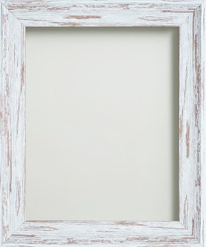 Frame Company Lynton Driftwood 12x10 Photo Frame, Real Glass - Fits a 12x10 photo, Overall approx 37.1x32.0cm, Real Glass Front