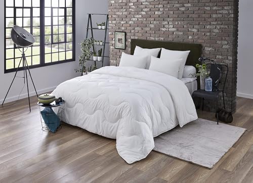 DODO - 220x240 Ultra Inflating Hot Duvet - For double bed - Made in FRANCE - Maxiconfort Thermolite Ultra Duvet - Soft and Eco-friendly - Machine washable at 40°C