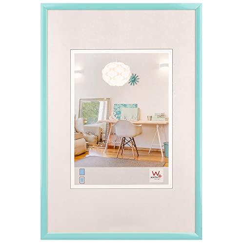 walther design New Lifestyle KV015U Plastic Picture Frame, 10 x 15 cm, Turquoise