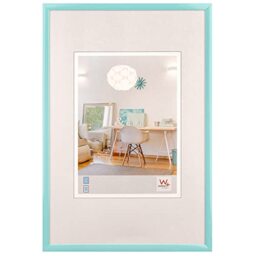 walther design New Lifestyle KV015U Plastic Picture Frame, 10 x 15 cm, Turquoise