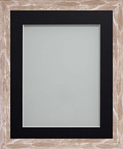 Frame Company Camber Range 8X6-Inch Brown Picture Photo Frame with Black Mount For Image Size 5x3-Inch