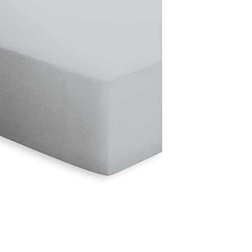 Bassetti Fitted Sheet, Titanium, 180 x 200 cm, 200 x 220 cm