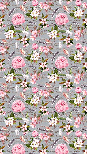 AG Design Flowers, Curtain, 140x245 cm, 1 Part, FCSL 7554, Polyester, Multi-Colour, 0.1 x 140 x 245 cm