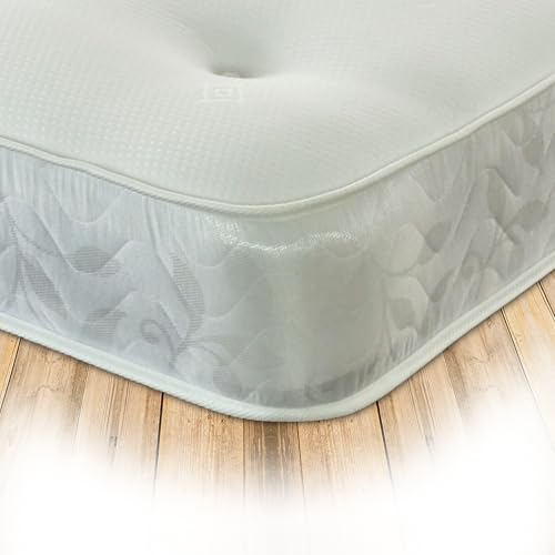 Starlight Beds Galaxy Hand Tufted Hybrid Sprung and Memory Foam Small Double Mattress - 20cm Deep, White (120x190x20cm) 4ft x 6ft3