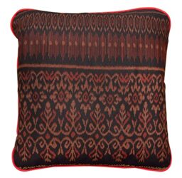Bassetti Cushion Cover for Granfoulard Roccaraso R1 100% Cotton in Red with Zip 40 cm x 40 cm 9324050
