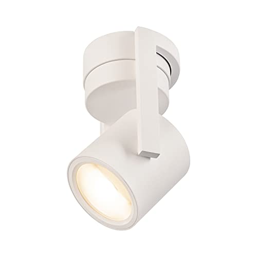 SLV Wall and Ceiling-Mounted Light Oculus CW/Interior Ceiling and Wall Lighting, Ceiling Spotlight / 2000-3000K 11W 36-780lm White dimmable 100 Degrees
