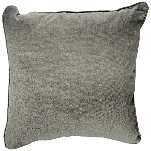 Fusion - Sorbonne - 100% Cotton Filled Cushion - 43x43 cm in Charcoal