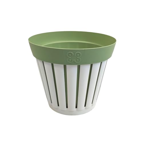 Ecoplast Kreta Flower Made of Recycled Plastic, Plant Pot Cover, Lavender, 9 Lt