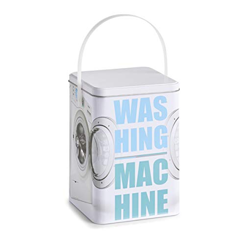 ZELLER PRESENT SCH??NER LEBEN. PRAKTISCH WOHNEN. Washing Powder Box, Washing Machine, Metal