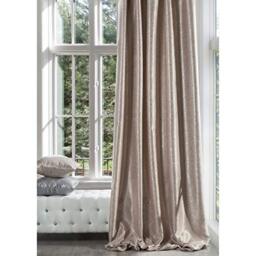 Eurofirany Opaque Curtain Pink with Silver Print Ruffle Ribbon Shimmering 230 g/m2 140 x 270 cm 1 Piece glamour living room bedroom