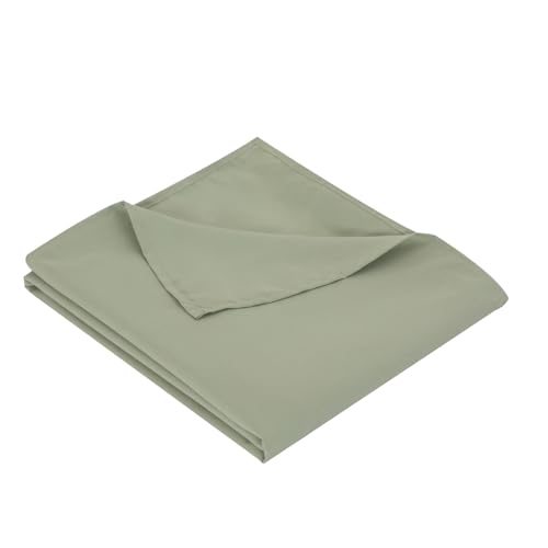 Full Flat Sheet, 80x96Inch Sage Green - Ultra Soft Breathable Brushed Microfiber Top Sheet - Hotel Quality & Wrinkle-Free - Shrinkage, Fade Resistant - Easy Care Full Sheets