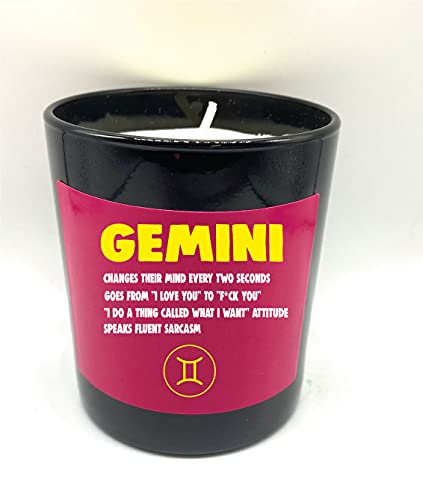 Gemini Wanky Candle Star Sign Astrology Zodiac Birthday Candle WCBJ - Gemini