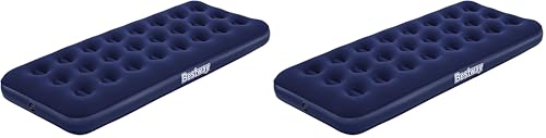 Bestway Single Airbed, Inflatable Air Mattress for One, Blow Up Camping Single Bed (Pack of 2)