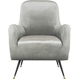 SAFAVIEH Contemporary Upholstered Accent Chair, in Light Grey
