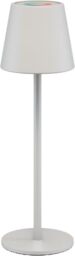 Goobay LED Table Lamp Wireless/Infinitely Dimmable with Touch Control/LED Battery Table Lamp for Indoor and Outdoor Use / 150 lm and RGB Light Colours - 3000 K Warm White, USB-C, White / 73928