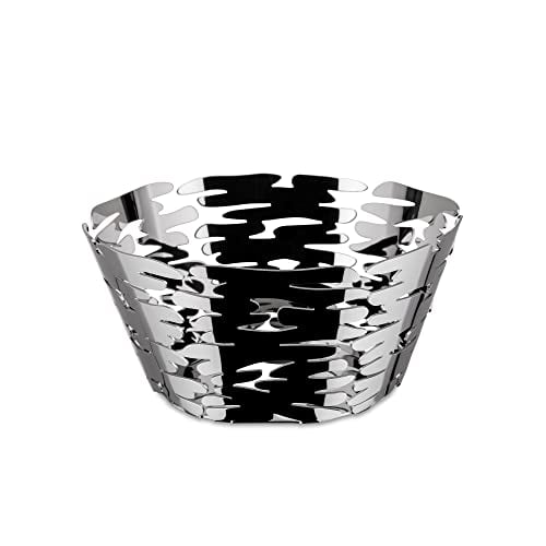 Alessi Barket Bm10/21 - Design Round Basket In 18/10 Stainless Steel