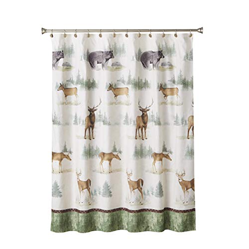 SKL Home by Saturday Knight Ltd. Home on The Range Fabric Shower Curtain, Multicolored