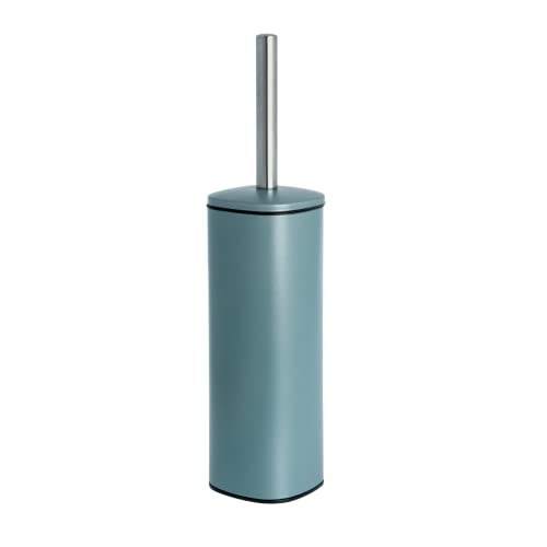 Blue Canyon Santorini Toilet Brush & Holder for Bathroom, Flexible Toilet Bowl Plastic Brush Head for Deep Cleaning, Compact Size, Elegant Design – Mint Green