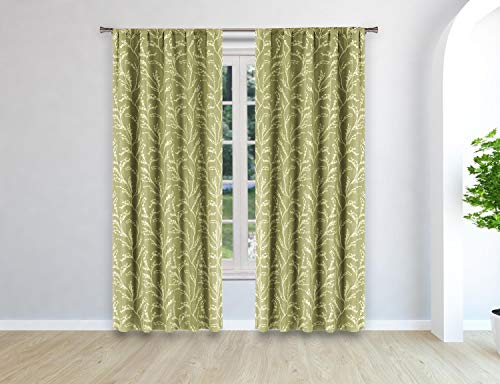 Kelvin RoryFaux Woven Branches Window Curtain 5 Piece Window Set