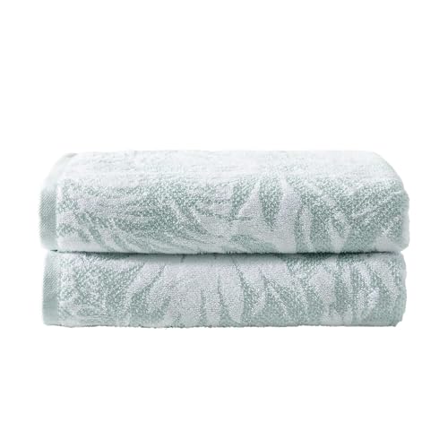 Tommy Bahama - Bath Towels, Soft & Absorbent 100% Yarn-Dyed Cotton Terry, Coastal 2 Piece Bath Towels (Lago Palm Green)