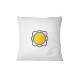 Bona Basics, Decorative Cushion Cover, Home Decoration, For Sofa, Cafeteria, Size: 60x60 cm, Color: White