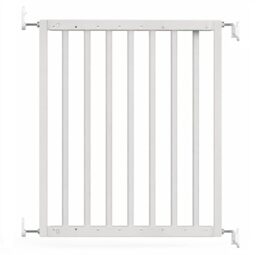 Safetots Top of Stairs Wooden Safety Gate, Oatmeal, 63.5cm - 105.5cm
