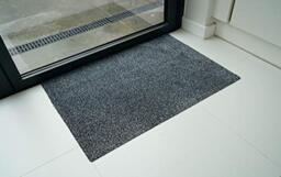 "Serdim Rugs Non Slip Tufted Heavy use Door Entrance Absorbent Mats, Silver Grey, 66 x 95 cm (2'2"" x 3'1.4"") - BM DOVGB S.Grey 66x95"