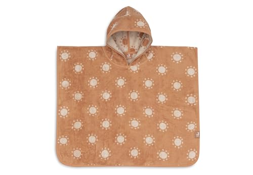 Jollein Bath Poncho Baby & Child - Jacquard - Sun - 100% Cotton - Terry Cloth - OEKO-TEX Certified - Poncho Towel - For Boys & Girls