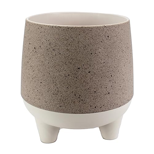 The HC Companies Planter, Greige, 8 Inches