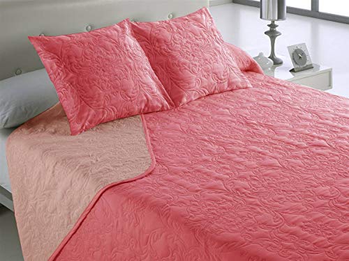 Libela Vegas Boutí Polyester Bedspread, Coral Red, 90 cm Bed
