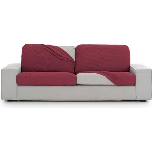 ECOMMERC3 Universal and Versatile S Sofa Seat Cover ??? Bordeaux Sofa Cover Protector Easy to Install for Back, Seat and Arms