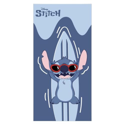 Disney LILO ET Stitch AYM-036STITCH-BTM S1-TU Unisex Boys Girls Canvas Towel Beach Towel Bath Towel Laundry Cotton Model AYM-036STITCH-BTM S1-TU Blue