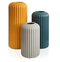 Rumi Decor Modern Ceramic Vases - Home Decor, Living Room & Dining Table Accents