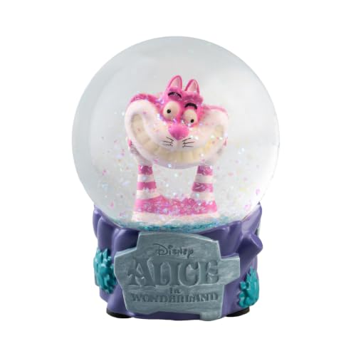 Grupo Erik Disney Alice In Wonderland Snow Globe - Cat Gifts, Merchandise - Cheshire Cat Figures - Snow Globes for Adults & Children, Secret Santa Gifts under 15 Pounds for Christmas, Xmas Home Decor