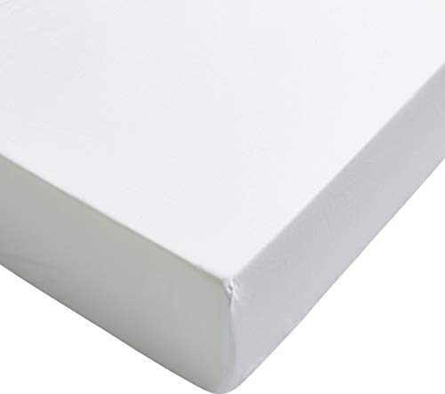 daydream Non Iron Fitted Sheet White, Cotton, 180 x 200 cm