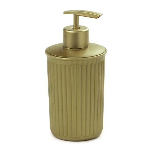 TATAY Soap Dispenser Baobab Easy to Clean & Refill Durable & Eco-Friendly - Soap Dispenser Bathroom - Recycled Plastic Material - Made in Spain - Easy to Clean - Leak-Proof Pump Dispenser