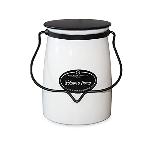 Milkhouse Candle Creamery Scented Soy Candle: Butter Jar Candle, Welcome Home, 22-Ounce