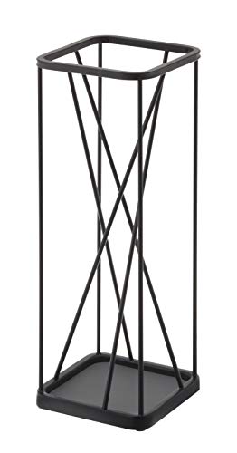 YAMAZAKI 2808 UMBRELLA Umbrella Stand, black, Steel, Minimalist, 17 x 17 x 45.5 cm