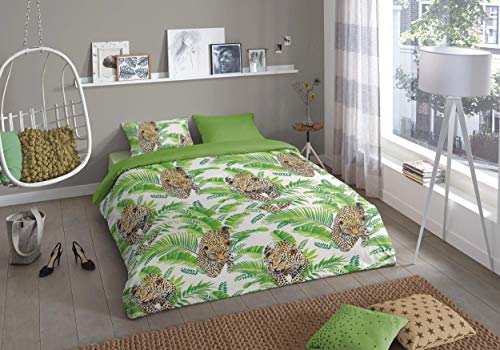 Good Morning Duvet Cover Jungle Green 240 x 220 cm